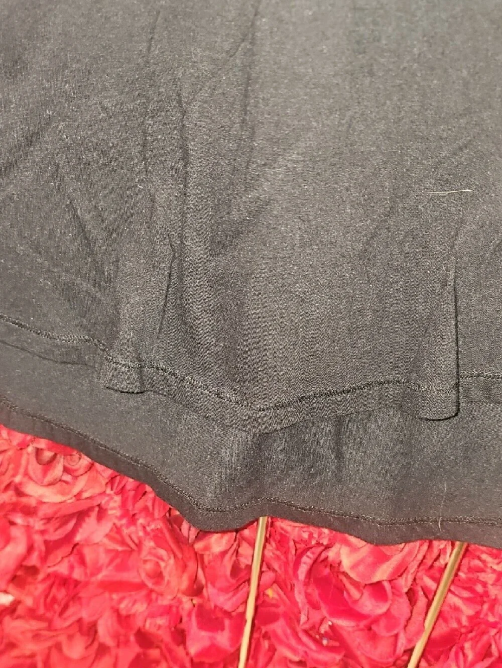 Justice black knit